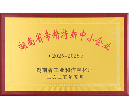 湖南省專精特新中小企業(yè)
