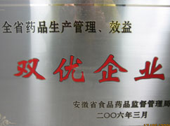 生產管理、效益雙優(yōu)企業(yè)